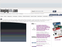Tablet Screenshot of imaginginfo.com